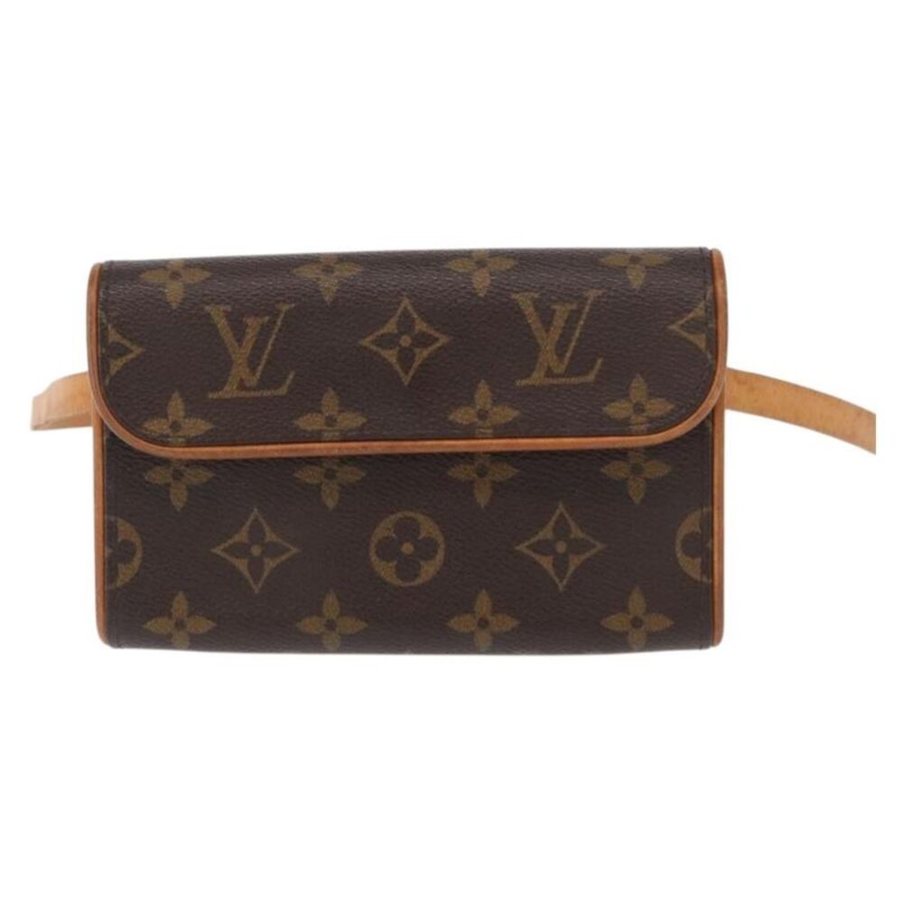 Louis Vuitton Florentine Waist Monogram Canvas Brown Canvas Handbag